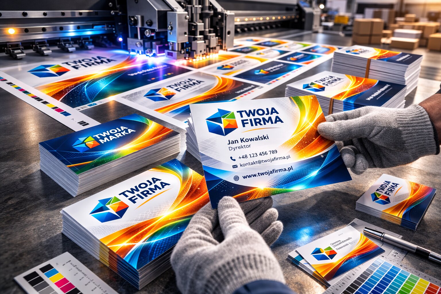 Druk wizytówek firmowych w wysokiej jakości