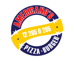 Logo Americanos Pizza pizzeria burgery