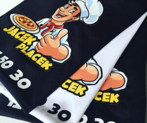 Jacek Placek Koszulki reklamowe z nadrukiem Pizzeria Jacek Placek