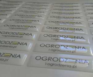 i-Ogrodzenia.pl Naklejki wypukłe 3D z żywicy
