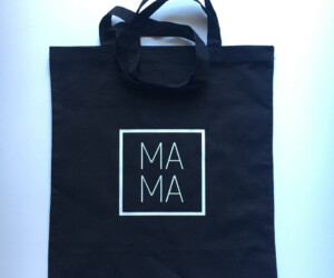 MAMA Torba bawełniana na zakupy z logo MAMA