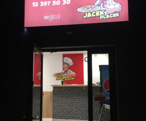 Jacek Placek Pizzeria Pizzeria Jacek Placek zdjęcie lokalu z reklamą