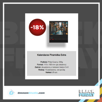 oferta promocyjna -18% na black friday na kalendarze piramidki