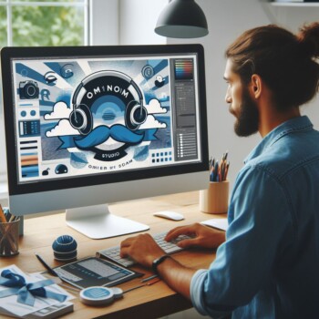 Projekty graficzne - ulotka OmnomStudio.com