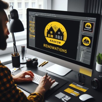 Projekty graficzne - wizytówki KrakówRemonty.pl