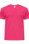 Koszulki T-SHIRT 150g fucsia fluor męski
