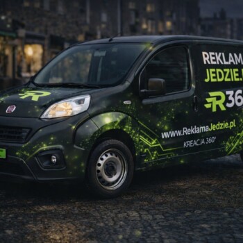 Spójnie oklejone pojazdy wzmacniają rozpoznawalność marki. Oklejanie pojazdów firmowych – spójna identyfikacja wizualna floty