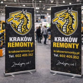 Personalizowany rollup to reklama gotowa w kilka sekund. Personalizowany rollup reklamowy z nadrukiem