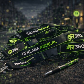 Smycze firmowe wspierają identyfikację wizualną pracowników. Smycze firmowe z logo do identyfikatorów i kluczy